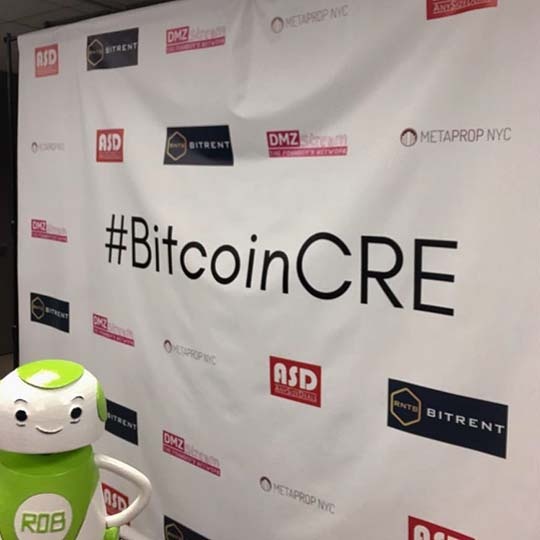 Rob Sparke - At the #BitcoinCRE event in New York. #whereisrobsparke