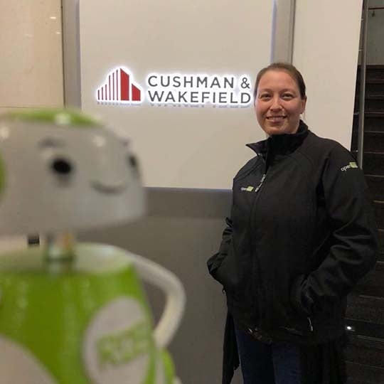 Rob Sparke - Meeting with our UK consultant, Michelle at Cushman & Wakefield. Exciting times ahead! #whereisrobsparke